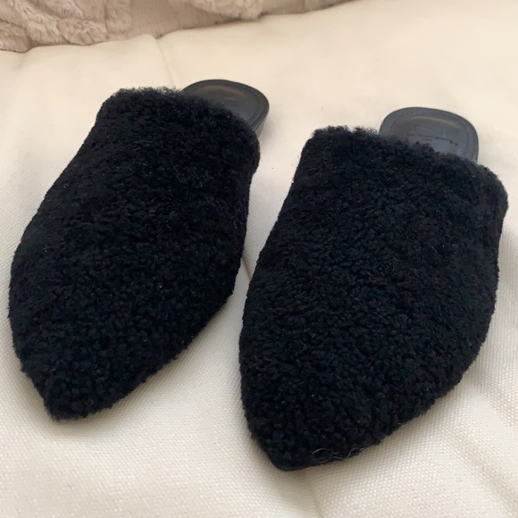 Genuine fur/leather Mule - Picture 4 of 11